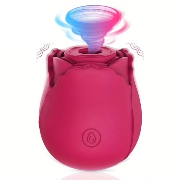 10 speed powerful vibrator rose clitoral suction cup vibrator female clitoral stimulator tongue licking nipple sex toy vibration - Image 4