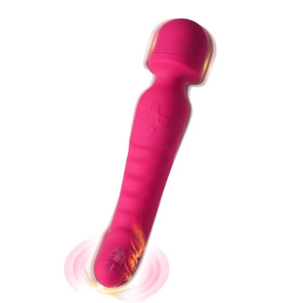 Heating Powerful Magic Wand Vibrator Oral USB Charging Clit Vibrators for Women Massager Adult Sex toys for Women Masturbator - Image 7