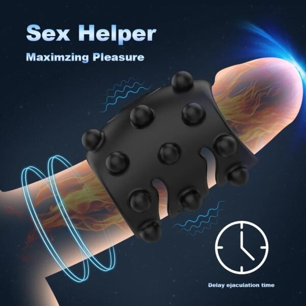 Vibrating Penis Sleeve Penis Ring Adult Sex Toy Men Women Penis Ring Vibrator Large G-Spot Stimulation Sex Toys Mens Pleasure - Image 11