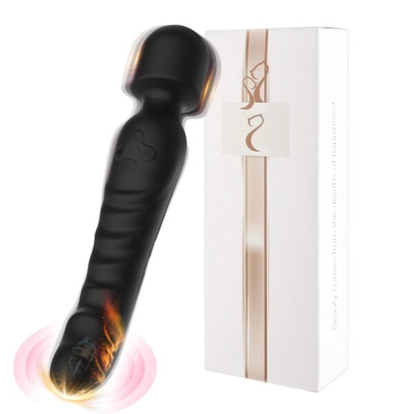 Heating Powerful Magic Wand Vibrator Oral USB Charging Clit Vibrators for Women Massager Adult Sex toys for Women Masturbator - Image 10