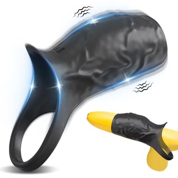 Vibrating Penis Sleeve Penis Ring Adult Sex Toy Men Women Penis Ring Vibrator Large G-Spot Stimulation Sex Toys Mens Pleasure - Image 2