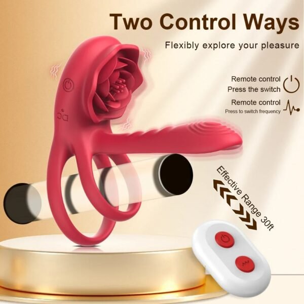 Wireless Remote Control Cockring Vibrator Clitoris Stimulation Delay Ejaculation  Cock Ring Penis Ring Adults Sex Toy for Couple - Image 2