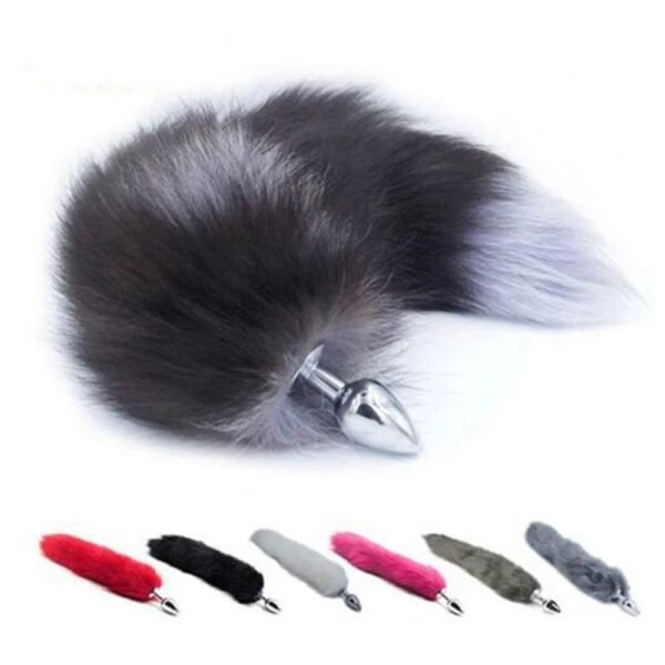 Sexy Fox Tail Anal Plug Anal Toy For Women Adult Sex Product Men Butt Plugs Stainles Steel Anal Plug Cosplay Sex Toys For Couple - Image 2