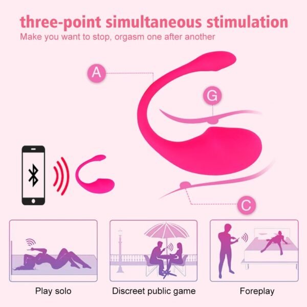 Wireless Vibration Love Egg Vibrator Vaginal G Spot Vibrating Stimulator Wearable Bluetooth APP Control Sex Toys For Adult Women - Image 8