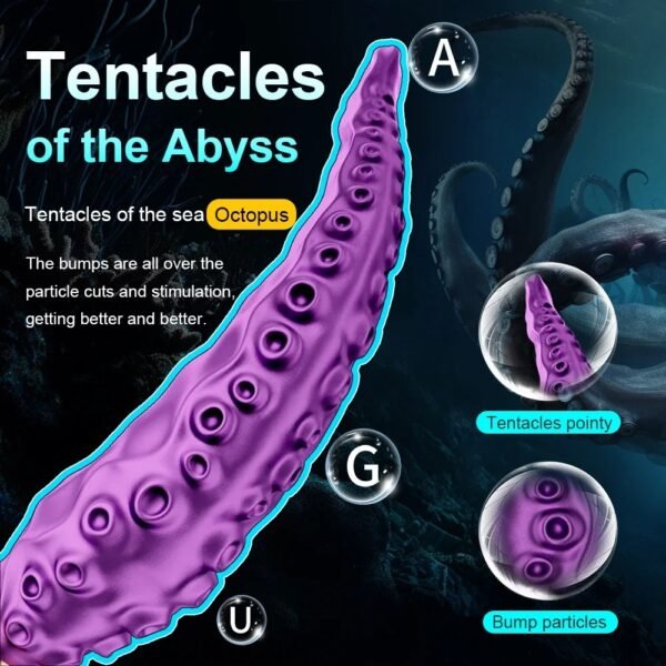 Octopus Tentacle Anal Vibrator Female G-Spot Clit Vagina Stimulation 360° Rotation Silicone Dildo Masturbation Sex Toys Women - Image 3