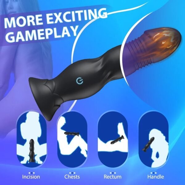 Wireless Bluetooth Telescopic Vibrating Male APP Remote Control Butt Plug Clit Stimulator Dildo Prostate Massager Adult Sex Toys - Image 4