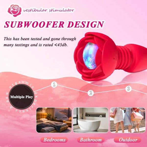 Wireless Bluetooth Voice-Activated LED Butt Plug APP Remote Control Telescopic Anal Vibrator Dildo Male Prostate Stimulator Gay - Image 5