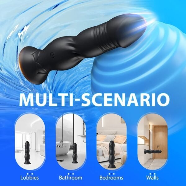Wireless Bluetooth Telescopic Vibrating Male APP Remote Control Butt Plug Clit Stimulator Dildo Prostate Massager Adult Sex Toys - Image 5