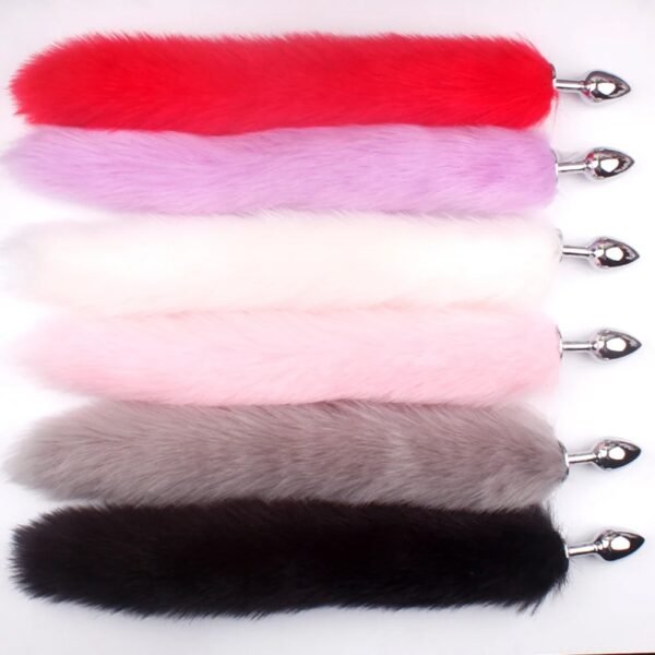 Sexy Fox Tail Anal Plug Anal Toy For Women Adult Sex Product Men Butt Plugs Stainles Steel Anal Plug Cosplay Sex Toys For Couple - Image 5