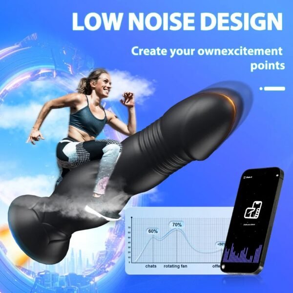 Wireless Bluetooth Telescopic Vibrating Male APP Remote Control Butt Plug Clit Stimulator Dildo Prostate Massager Adult Sex Toys - Image 6