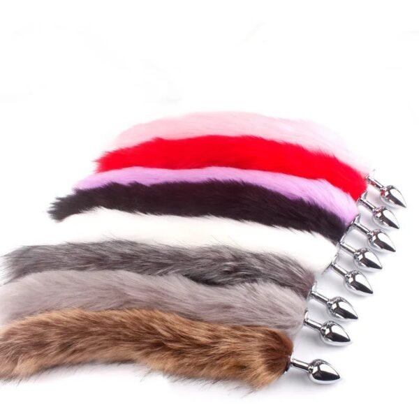 Sexy Fox Tail Anal Plug Anal Toy For Women Adult Sex Product Men Butt Plugs Stainles Steel Anal Plug Cosplay Sex Toys For Couple - Image 6