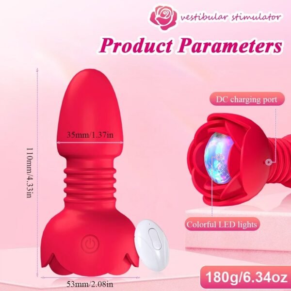 Wireless Bluetooth Voice-Activated LED Butt Plug APP Remote Control Telescopic Anal Vibrator Dildo Male Prostate Stimulator Gay - Image 7