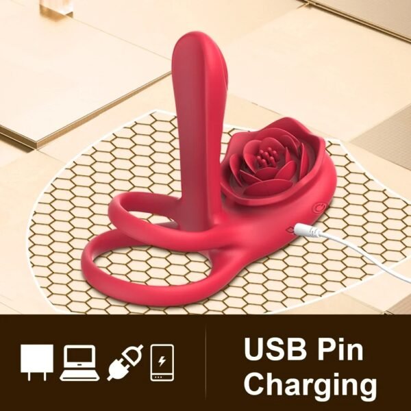 Wireless Remote Control Cockring Vibrator Clitoris Stimulation Delay Ejaculation  Cock Ring Penis Ring Adults Sex Toy for Couple - Image 7