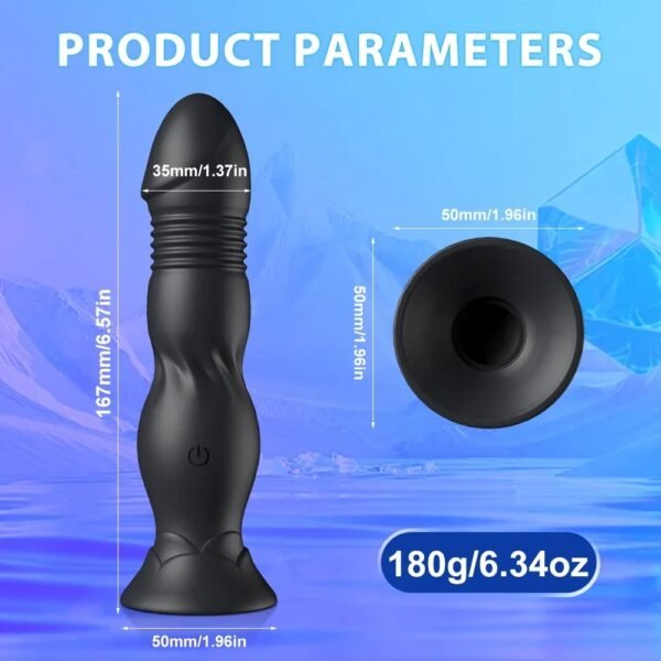 Wireless Bluetooth Telescopic Vibrating Male APP Remote Control Butt Plug Clit Stimulator Dildo Prostate Massager Adult Sex Toys - Image 7