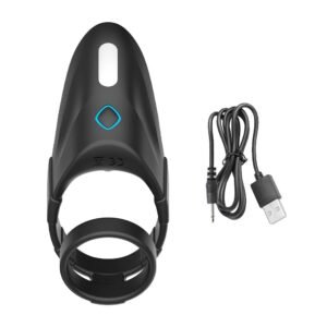 10 Modes Penis Ring Vibrators Male Cock Ring Automatic Masturbator Delay Trainer Penis Rings Sex Toys Men's Massage Masturbation