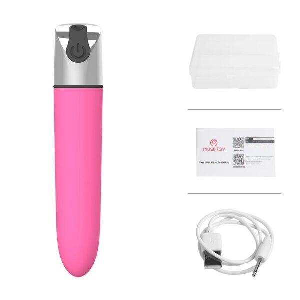 Powerful G Spot Mini Bullet Vibration Vibrator Vagina Clitoris Stimulator Dildo Rechargeable Masturbator Adult Sex Toy for Women - Image 5