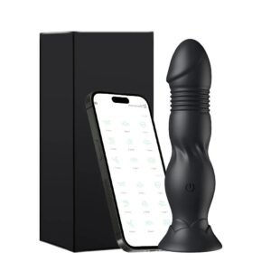 Wireless Bluetooth Telescopic Vibrating Male APP Remote Control Butt Plug Clit Stimulator Dildo Prostate Massager Adult Sex Toys
