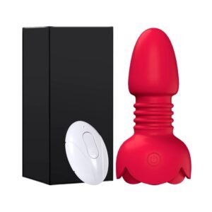 Wireless Bluetooth Voice-Activated LED Butt Plug APP Remote Control Telescopic Anal Vibrator Dildo Male Prostate Stimulator Gay