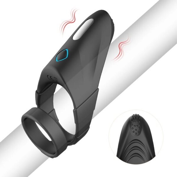 10 Modes Penis Ring Vibrators Male Cock Ring Automatic Masturbator Delay Trainer Penis Rings Sex Toys Men's Massage Masturbation - Image 8