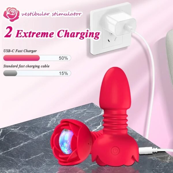 Wireless Bluetooth Voice-Activated LED Butt Plug APP Remote Control Telescopic Anal Vibrator Dildo Male Prostate Stimulator Gay - Image 8