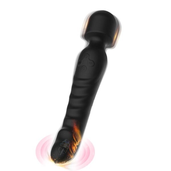 Heating Powerful Magic Wand Vibrator Oral USB Charging Clit Vibrators for Women Massager Adult Sex toys for Women Masturbator - Image 6